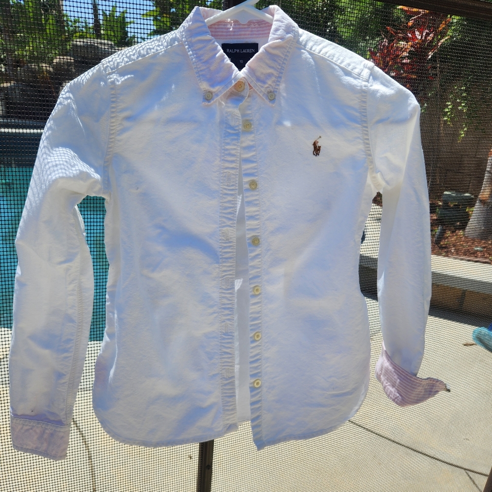 Ralph Lauren,  button down,  l/s